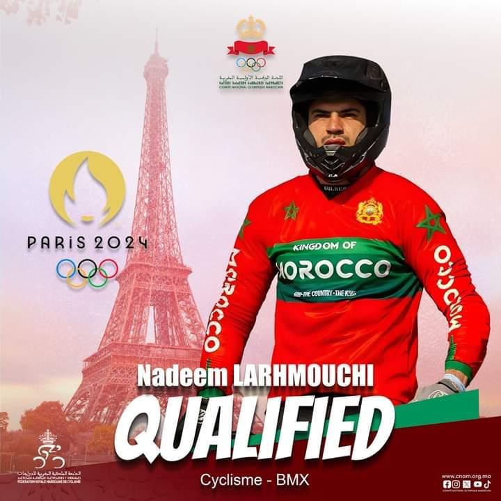 Jo Paris 2024 : le Maroc représenté pour la première fois au BMX Racing 1 vis 0726202411220218