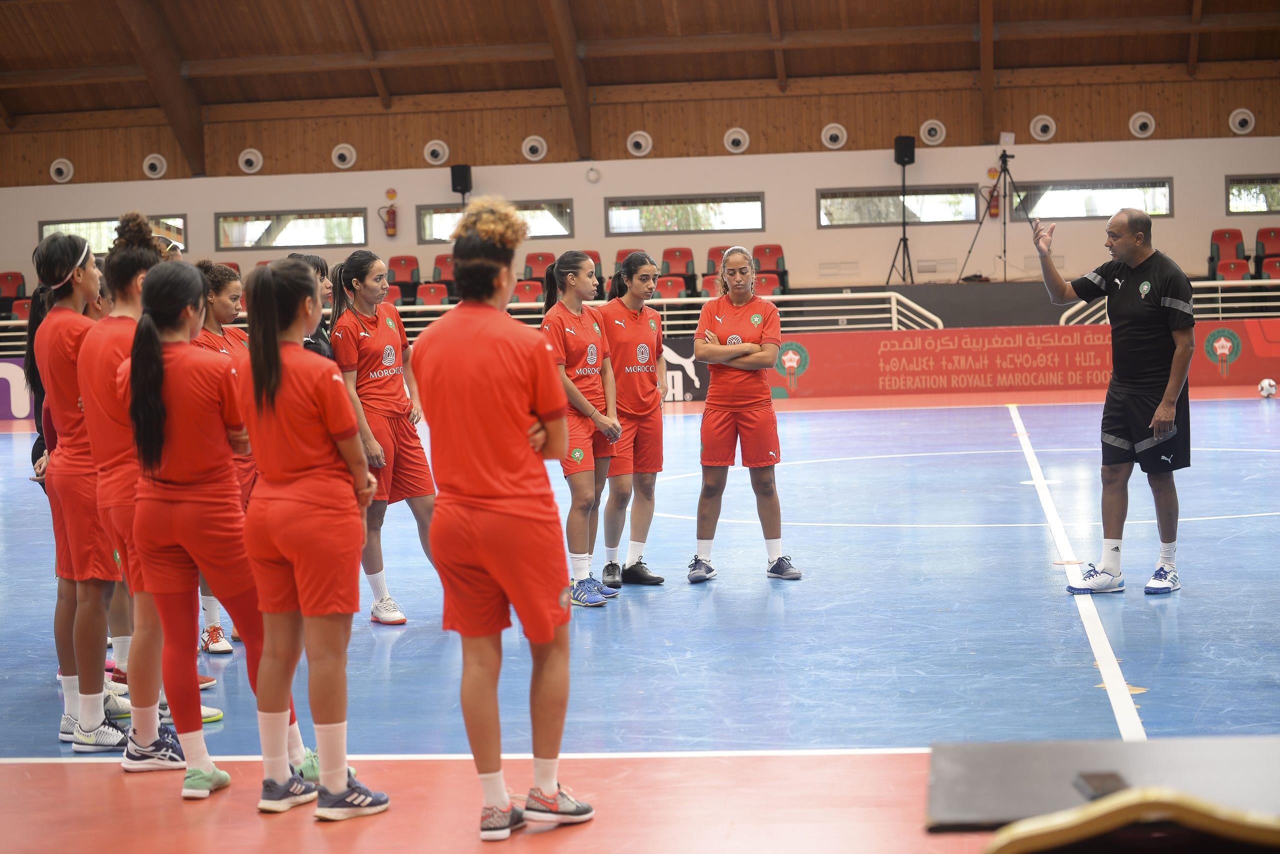 La sélection marocaine féminine 'A' de futsal en stage de préparation à Salé 1 vis 0730202415112608