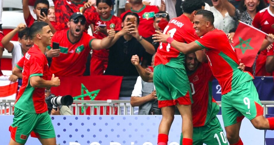 Match Maroc - Irak : la sélection olympique nationale mène 3-0 à la première mi-temps 1 vis 0730202416484461