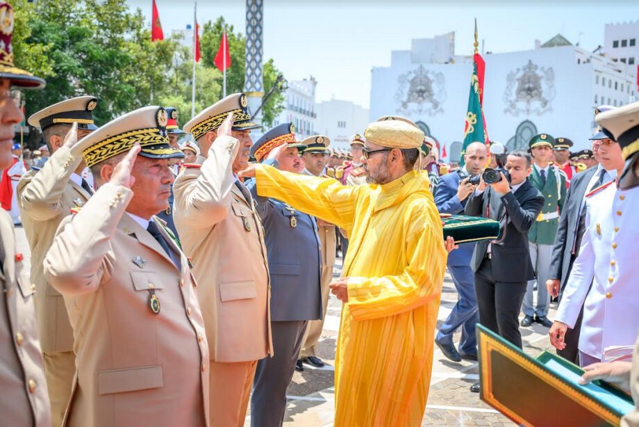 Fête du Trône: Sa Majesté le Roi préside la cérémonie de prestation de serment des Officiers lauréats des grandes écoles militaires et paramilitaires 1 vis 0731202414280812