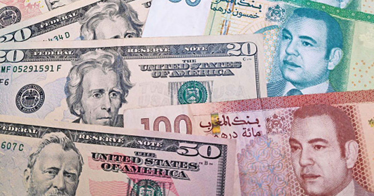 Le dirham s apprecie de 308 face au dollar entre juin et juillet