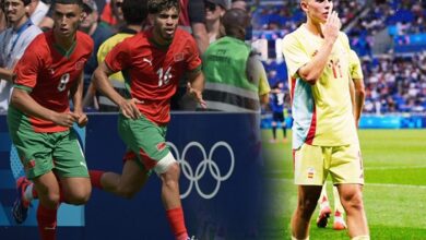 Maroc espagne JO