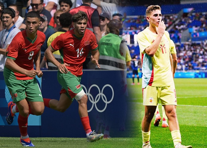 Football : Maroc et Espagne s’affrontent en demi-finale des JO Paris 1 Maroc espagne JO