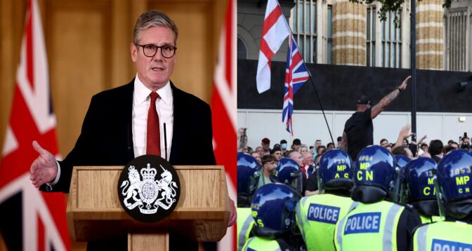 Émeutes au Royaume-Uni : le gouvernement britannique reste "en état d'alerte" malgré une "désescalade" 1 vis 0805202411353804 s