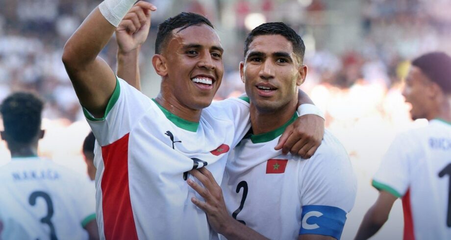 JO Paris 2024 : Le Maroc mène 2-0 à la mi-temps contre l'Égypte 1 vis 0808202416541737