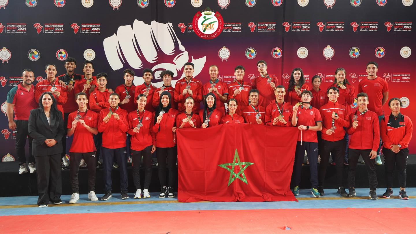Championnat d'Afrique du Nord de karaté : 25 médailles, dont 9 en or pour le Maroc 1 vis 0820202414574306