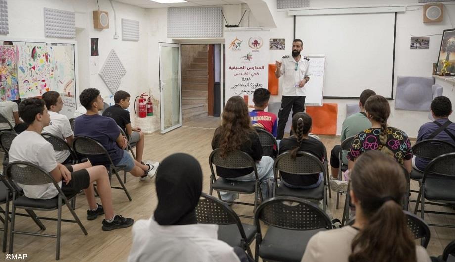 "Ecoles d’été" de Bayt Mal Al-Qods 2024 : les ateliers "jouer et apprendre" se poursuivent à Al Qods 1 vis 0824202417284674