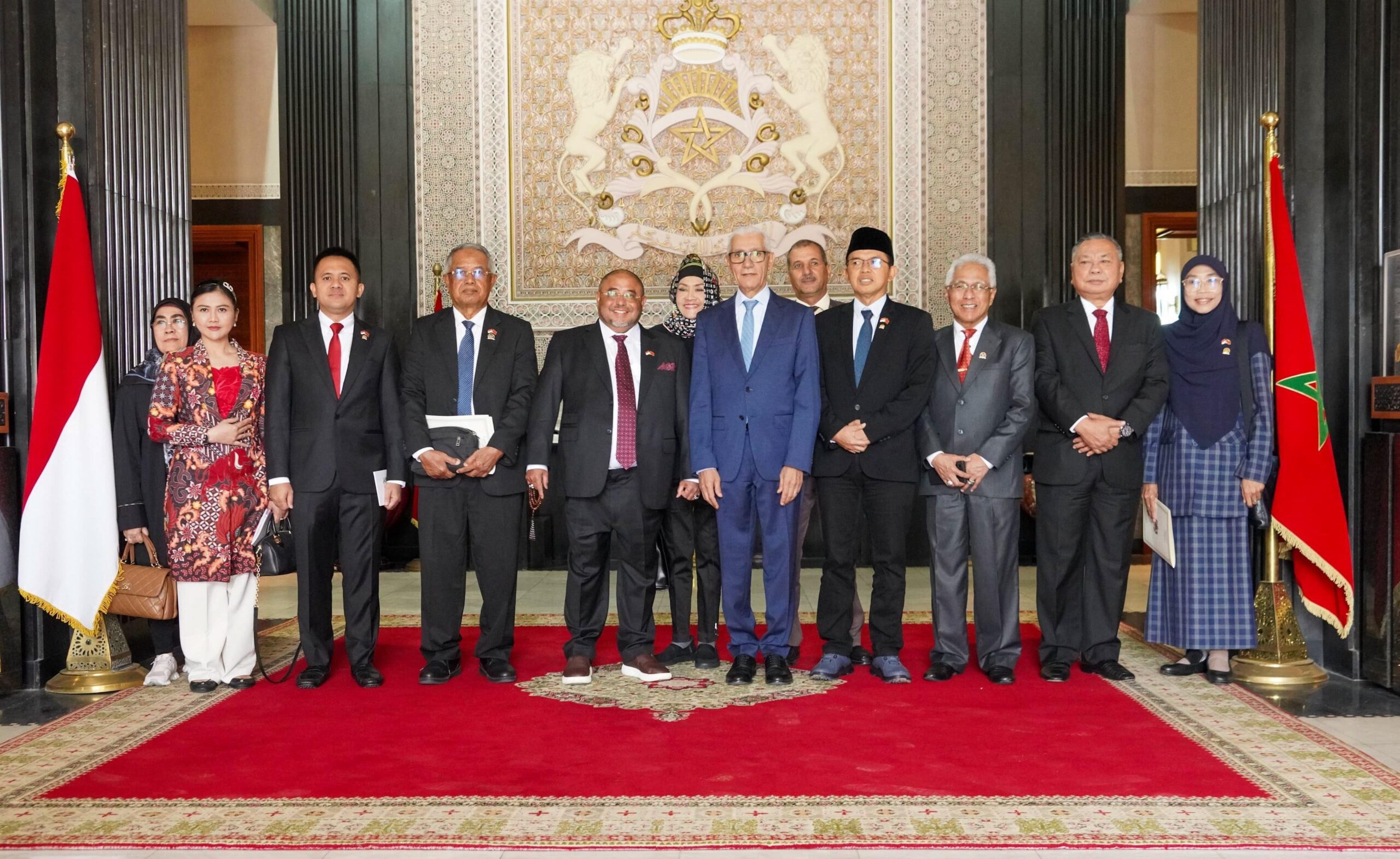 Indonésie - Maroc : Le renforcement de la coopération parlementaire au cœur des entretiens entre Talbi Alami et Aboe Bakar Al-Habsyi 1 vis 0904202419205291 scaled