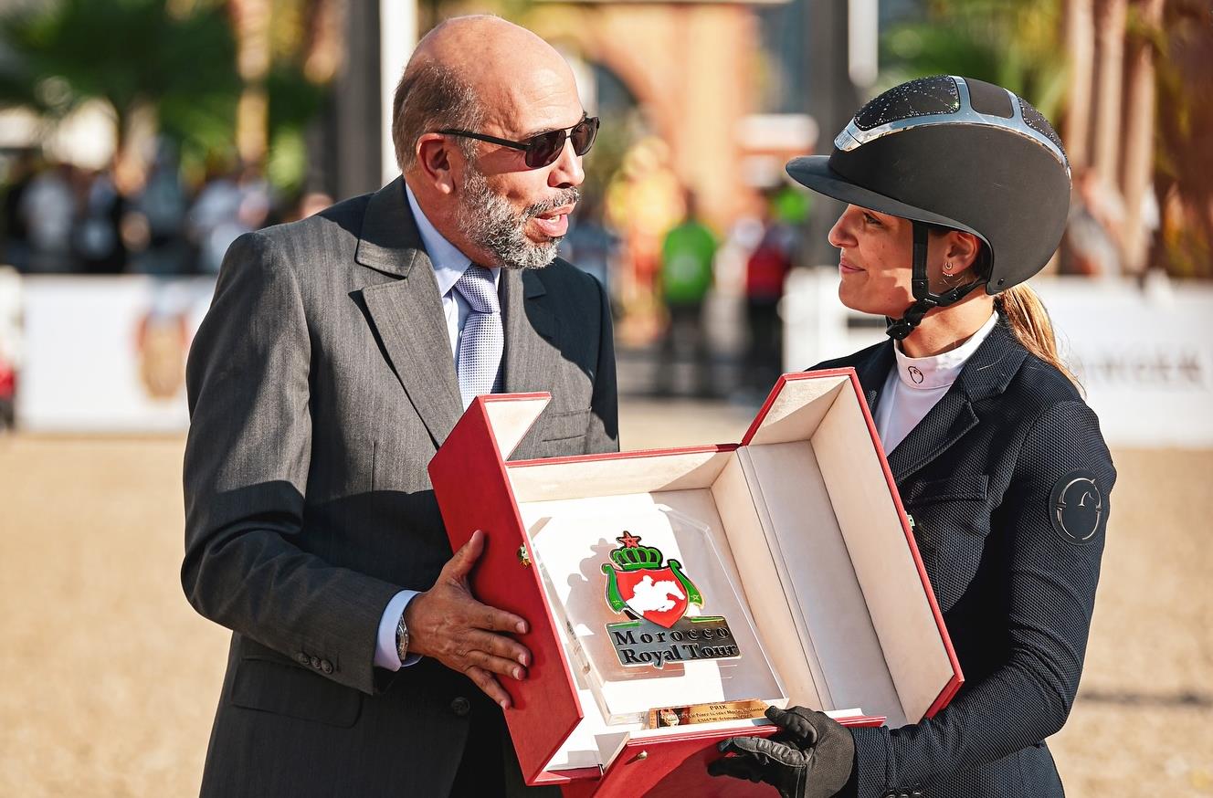 Morocco Royal Tour (Tétouan) : La cavalière française Ines Joly remporte le Grand Prix Coupe du Monde, Prix SAR le Prince Héritier Moulay El Hassan. 1 vis 0922202420521369