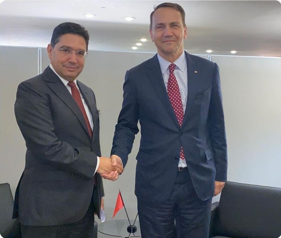 Entretien de Nasser Bourita avec son homologue polonais à New York. 1 vis 0927202411002587