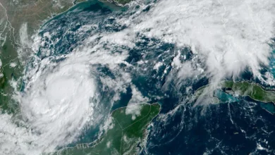 ouragan tempete milton floride satellite