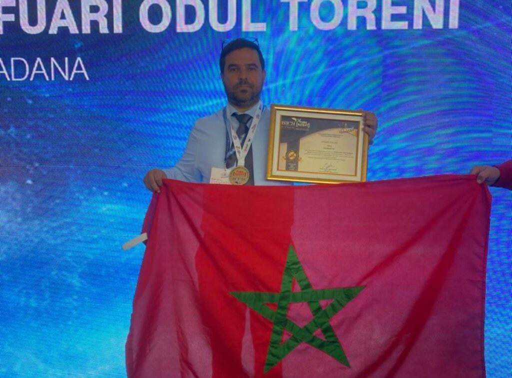 Fouad Faqiri, l’inventeur marocain, récompensé au Salon international des inventions à Adana vis 1005202420113136