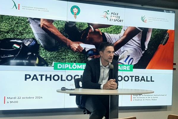 Lancement du Premier Diplôme Universitaire en Pathologies du Football au Maroc 1 vis 1023202410244588