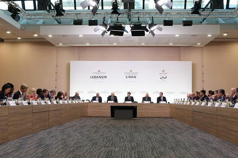 Ouverture de la Conférence Internationale de Soutien au Liban à Paris 1 vis 1024202415443970