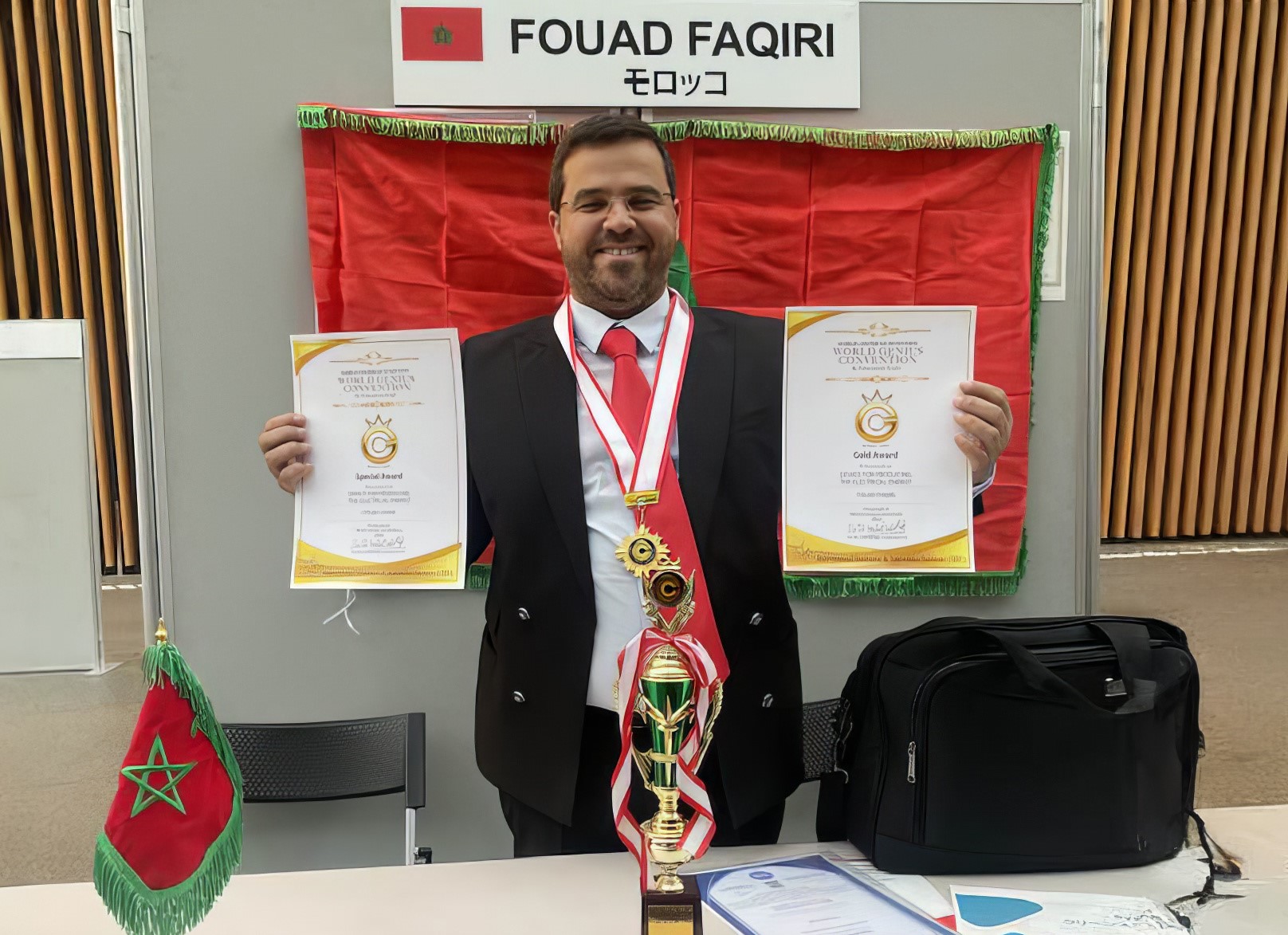 Fouad Faqiri : Un Inventeur Marocain Couronné d'Or au Salon International des Inventions de Séoul 1 33000