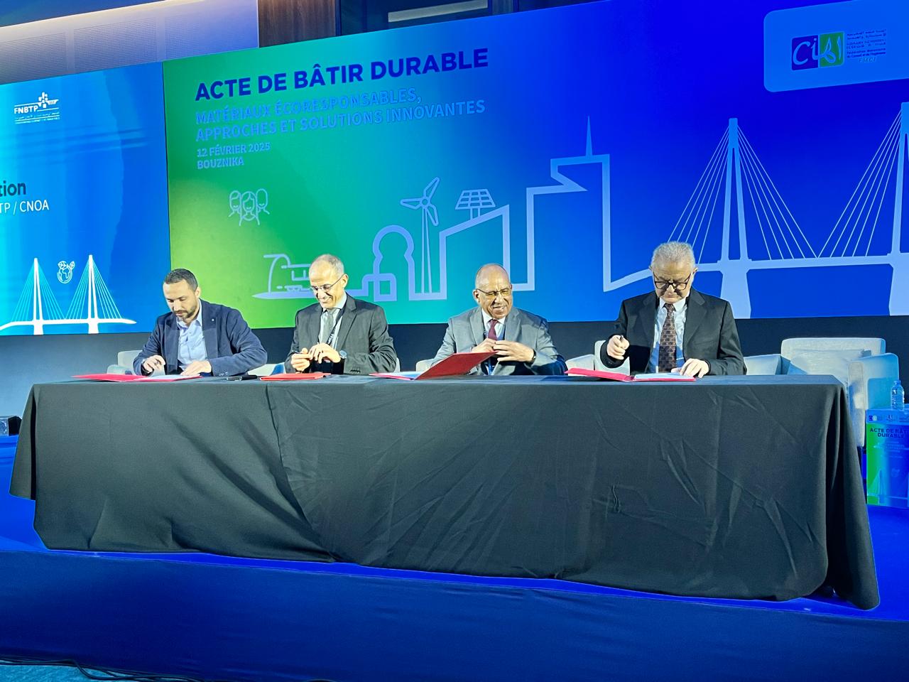Bouznika a accueilli la conférence « Acte de bâtir durable » : une initiative majeure pour une construction plus responsable 1 WhatsApp Image 2025 02 12 a 12.20.08 6152132e