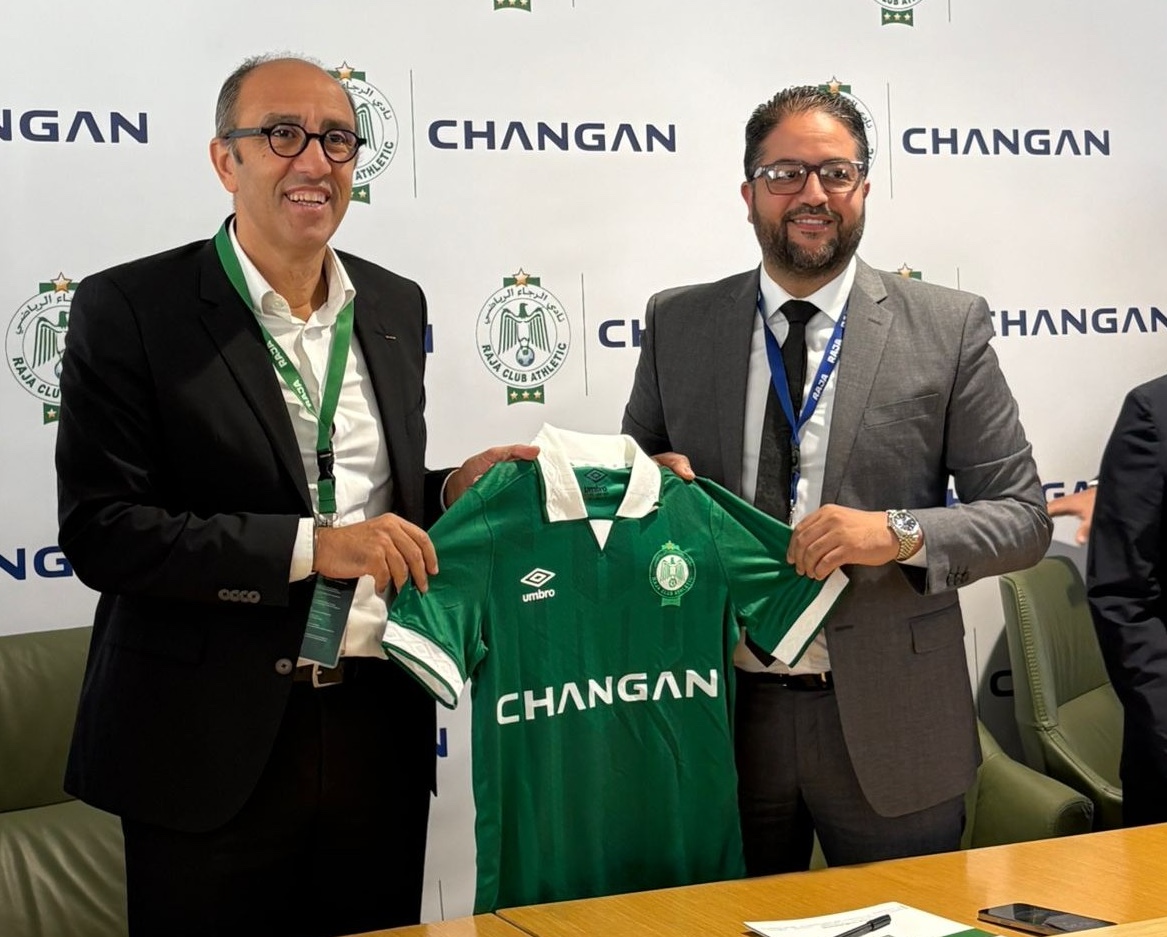 Changan Maroc devient sponsor officiel du Raja Casablanca