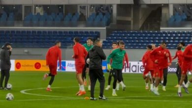 La sélection nationale effectue la dernière séance d’entraînement avant le Match amical Maroc-Mozambique à Tanger 14 المنتخب المغربي يجري آخر حصة تدريبية قبل مواجهة نظير الموزمبيقي بالملعب الكبير لطنجة