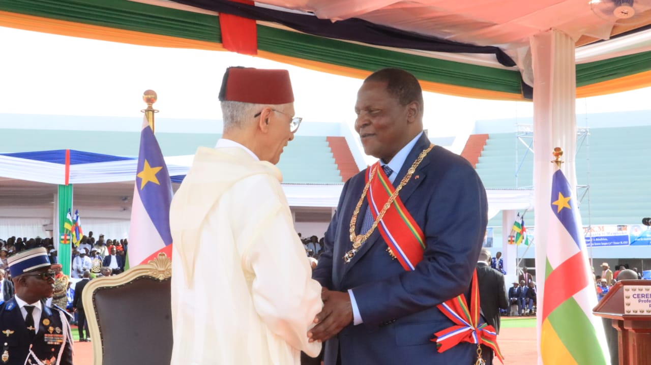 Rachid Talbi El Alami représente SM le Roi à la cérémonie d’investiture du Président de la République centrafricaine