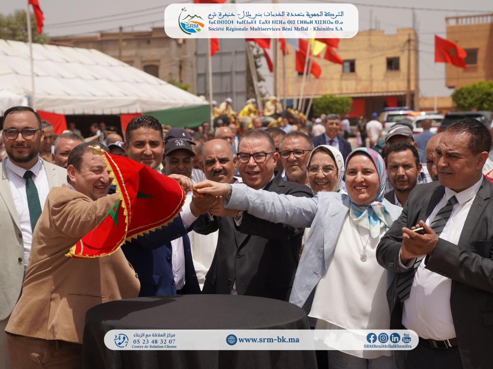 SRM Béni Mellal-Khénifra : lancement d’un projet d’assainissement liquide de plus de 35,6 MDH à Oulad Gnaou 1 1784707102927
