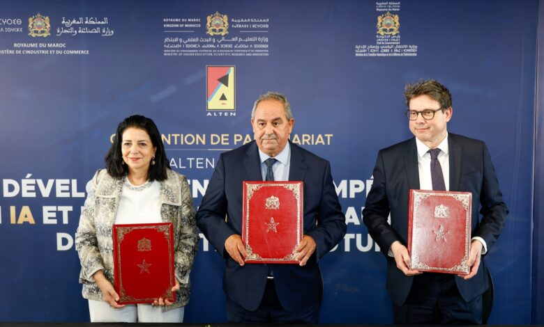 Le Maroc et ALTEN concluent un partenariat stratégique pour accélérer l’intelligence artificielle et l’industrie 4.0 1 6a4774a23621b WhatsApp Image 2026 07 03 at 09.11.03 780x470 1