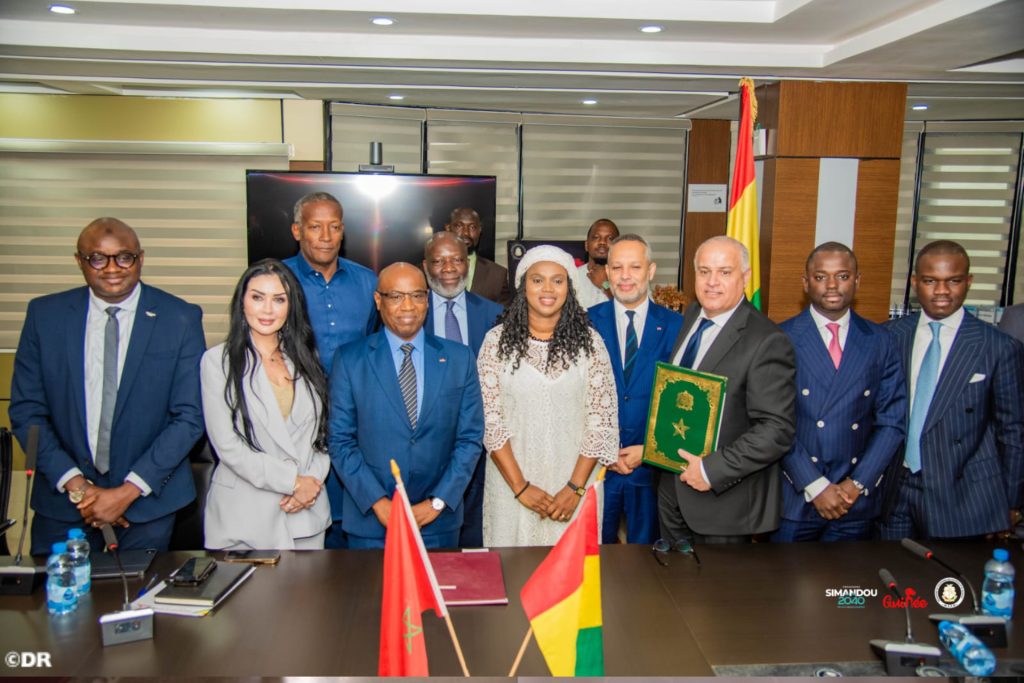 Bank of Africa mobilise 300 millions de dollars pour financer une route stratégique en Guinée map1
