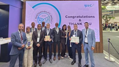 L’ONCF récompensé à Berlin pour son projet « Rewater Train » 3 ONCF UIC Sustainability Impact Award