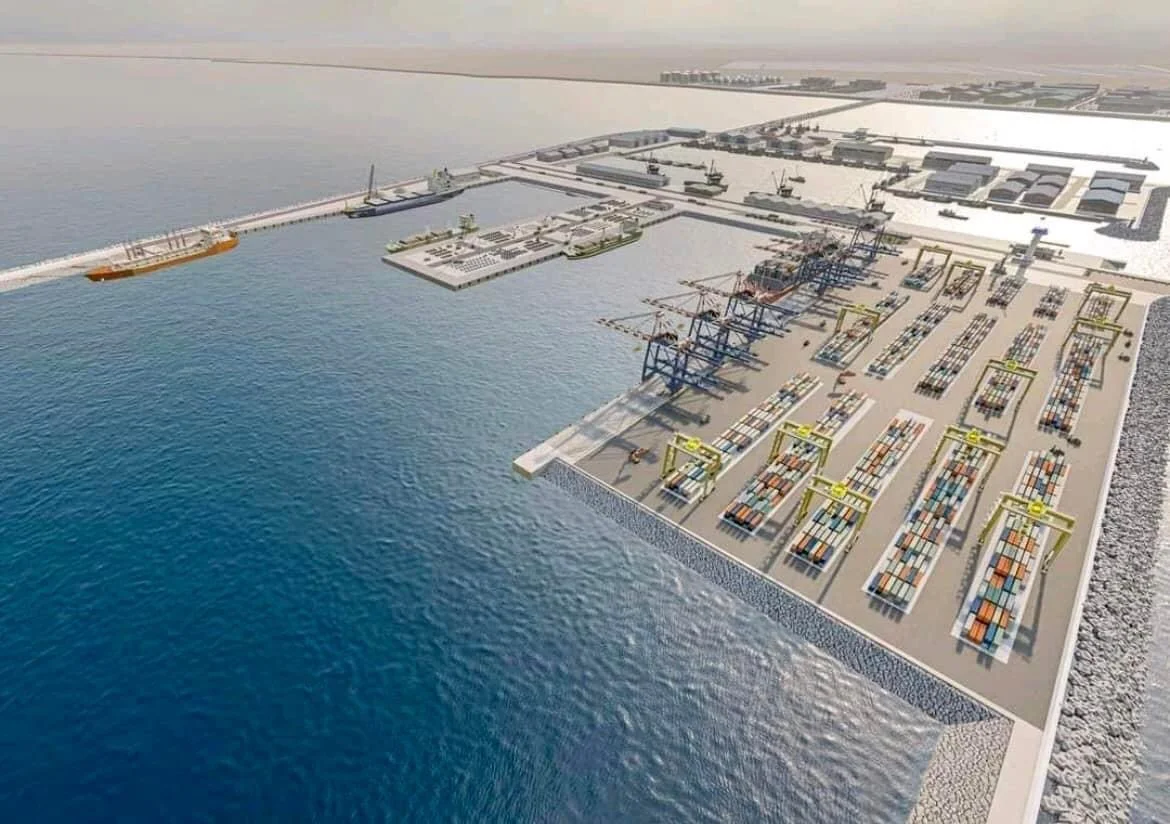 La maquette du nouveau port Dakhla Atlantique