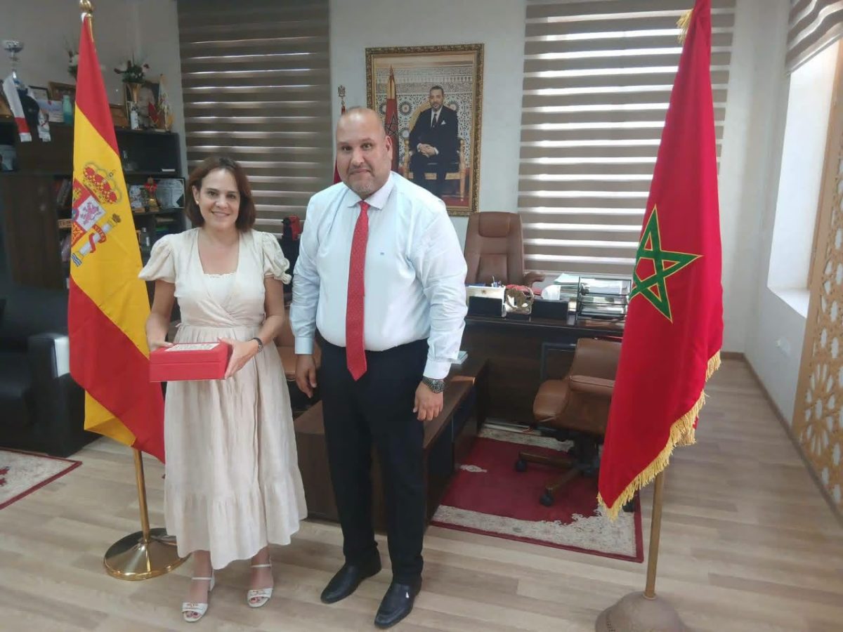 Sidi Ifni : la nouvelle consule d’Espagne à Agadir reçue par Rachid El Bettah 1 WhatsApp Image 2026 10 08 at 193918