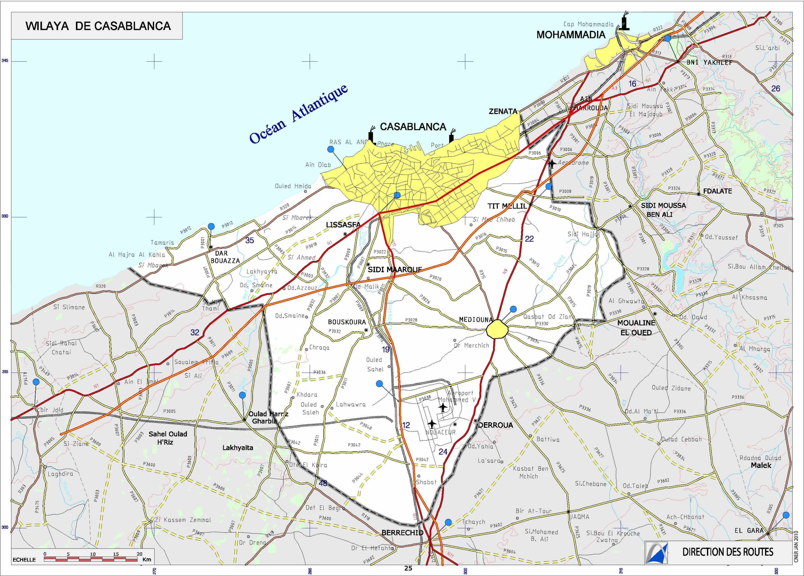carte casablanca