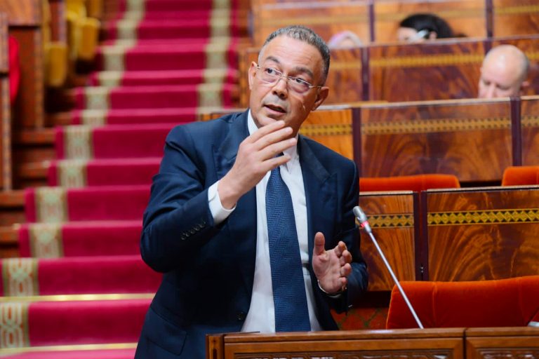 PLF 2027 : l’exécutif veut élargir l’exonération de l’impôt sur le revenu aux salaires inférieurs à 10.000 DH فوزي لقجع 768x512 1